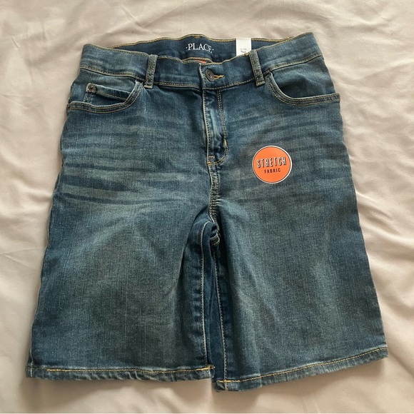 The Cildren’s Place Blue Denim Shorts Size 10 - Picture 1 of 3
